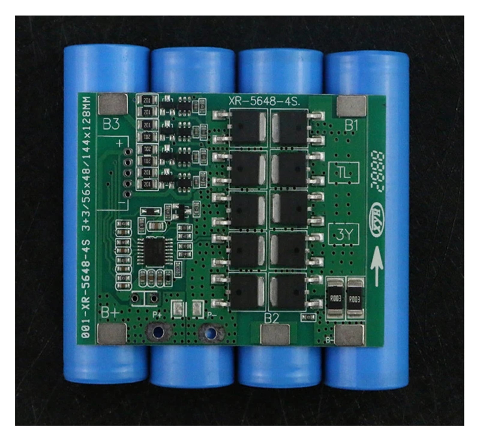 4S 50A 12.8V 14.4V 32650 32700 Battery BMS Board For Solar Panel Or Electric Boat Uninterrupted Power Supply 12V ,Multi -Function Protection