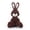 Brown, variant on Apricot Lamb Red Corduroy Bunny Stuffed Animals for Kids 9.1 Inches