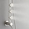 thumbnail image 3 of FORNO ACQUA Shower System 6-Mode Shower Head, 5-Mode Handheld & 3 Adjustable Body Jets. Brushed Nickel 2.5 GPM, 3 of 15
