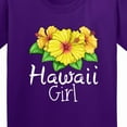 thumbnail image 4 of Inktastic Hawaii Girl Hibiscus Flowers Youth T-Shirt, 4 of 5