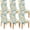 Colorful Leaf, variant on Oversize White Chair Covers for Dining Room Set of 4,Large Stretch Spandex Parsons Chair Slipcovers,Removable Washable Kitchen Chair Seat Cover Protector for Home Party Ceremony Dinner
