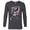 Charcoal Heather, variant on Marvel Spider-Man: Across the Spider-Verse Hobie Poster - Long Sleeve T-Shirt for Men - Customized-White