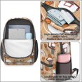 thumbnail image 4 of Basketball and Hoop Wooden Pattern 17" School Backpacks for Teens,Waterproof Oxford Fabric,S-Shape Padded Straps for School,Travel,Hiking,Camping, 4 of 6