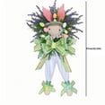 thumbnail image 2 of JHEHF Easter Rabbit Wreath 22inch Front Door Cute Rabbit Garland Farmhouse Hanging Ornament for Party Decoration Home Garden Wall Window Decor, 2 of 4
