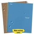 thumbnail image 4 of Five Star Spiral Notebook, 1 Subject, Graph Ruled Paper, 100 Sheets, 11" x 8-1/2", Teal (06190AA4), 4 of 9