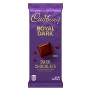 Cadbury Royal Dark Dark Chocolate Candy, Bar 3.5 oz