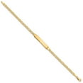 thumbnail image 2 of 14K Yellow Gold bracelet ID Anchor 8 in 5 mm 3.5 Polished with Semi-Solid, 2 of 3