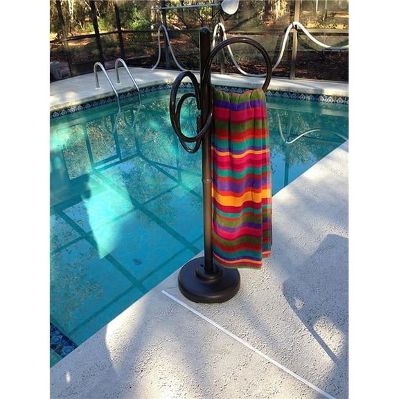 Outdoor Lamp402BRZ Designer Towel Stand, Bronze