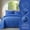 Dark blue, variant on 2/3 Piece Solid Color Coin Pattern Bedspread Set, Exquisite Quilted Stitching, Lightweight Breathable All Season Home Bedding, Multiple Colors Available(White,Twin)