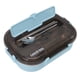 thumbnail image 4 of Bento Box, Caja De Almuerzo Térmica Caja Fuerte 4 Clips De Bloqueo Portátil De Acero Inoxidable Para Microondas Para Exteriores, 4 of 8