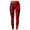thumbnail image 4 of Tosmy Leggings For Women Womens Valentine's Day Print Tights Leggings Control Yoga Sport Leggings Leggings Pants, 4 of 4