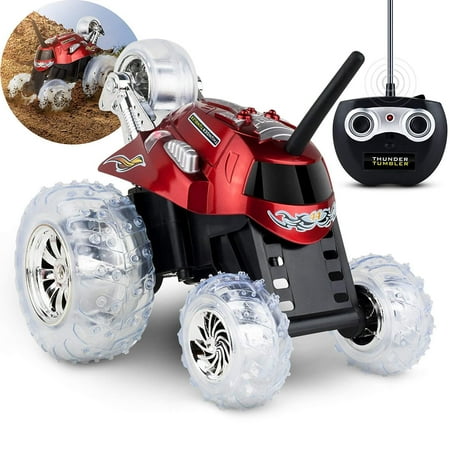 Sharper Image RC Cars Remote Control Car for Kids, Truck 27MHz Best Childrens Spinning 360 Flip