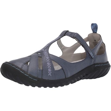 JBU by Jambu Women's Cynthia-Wide Mary Jane Flat, Denim, 7 W US ...