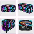 thumbnail image 3 of MUOOUM Pencil Case, Color Skull Head Stars Large Capacity Pencil Pouch Stationery Pen Bag, 3 of 7