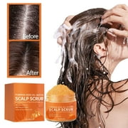 مقشر فروة الرأس Hhbeauty، مقشر فروة الرأس بزيت بذور اليقطين مع البيوتين وإكليل الجبل، مزيل سموم فروة الرأس الخالي من الكبريتات لإزالة الحكة والقشرة والتراكمات، مقشر الشعر مع مقشر