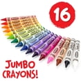 thumbnail image 3 of Crayones Jumbo Crayola 6 juegos de 16 crayones grandes para niños pequeños y niños, 3 of 3