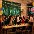 thumbnail image 4 of Shimmer Wall Backdrop, Cable-Mounted Sequin Background Curtain for Wedding Anniversary Birthday Party, Photo Booth, Indoor Reception & Photoshoot Decoration, Glamour Party Decor, 4 of 6