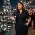 thumbnail image 3 of Agnes Orinda Women's Plus Size 2 Piece Skirt Suit Set Short Sleeve Blazer and Pencil Skirts Set Business Formal Outfits with Pocket 1X Black, 3 of 8