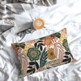 thumbnail image 5 of Boho Floral Pillow Covers 12x20 Inch Set of 2, Flower Spring Throw Pillows Rustic Vintage Decorative Summer Tropical Palm Leaves Pillowcase Linen Bohemian Outdoor Cushion Case for Home Decor, 5 of 6