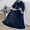 Blue, variant on Wearable Blanket with Sleeves & Pocket for Women & Men, Soft Fleece Snuggle Throw with Sherpa Trim, Couch Robe