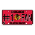 thumbnail image 1 of Chicago Blackhawks License Plate  - #1 FAN, 1 of 1