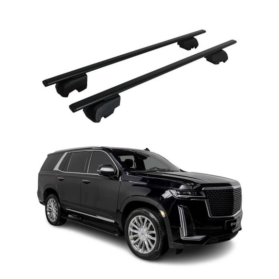 2021-2026 Cadillac Escalade Roof Rack Cross Bars Black
