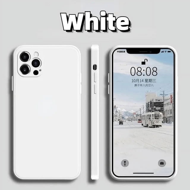TPU Mobile Phone Case for iPhone 12 Mini Case iPhone 7 Plus 8 6 XS XR 13 Frosted Soft Straight Edge Cover iphone 11 Pro Max LXY