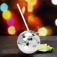 thumbnail image 1 of WIFKLSIIPG Flash Discoball Electroplated Cup for Girls Round Straw Drinking Cup, 1 of 2