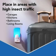 Raid Essentials Flying Insect Light Trap Starter Kit, Electric Flying Insect Trap & Refill