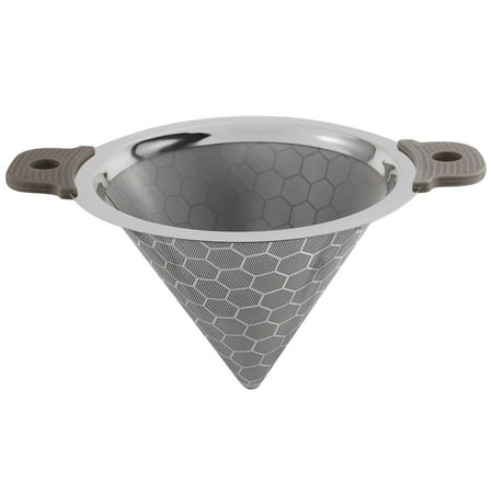 

Stainless Steel Double-Layer Tea Strainer Coffee Dripper Measuring Cup Tea Funnel Cone Superfine Strainer Tea Filter