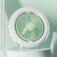 thumbnail image 1 of Ventilador de escritorio Mini ventilador de techo de 3 velocidades con luz nocturna para dormitorio de oficina en casa, 1 of 9