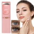 thumbnail image 2 of Beauty Instrument Heated Eyelash Curler Natural Curling Long Lasting Styling Battery Type Electric Self Heating Eyelash Curler Portable Electric Eyelash Curler Silicone Heating Pad, 2 of 8