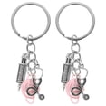 thumbnail image 1 of 2pcs Medical Workers Keychain Doctor Charm Keychain Backpack Pendant Doctor Keychain Nurse Key Ring Nursing Charms Keychain, 1 of 8