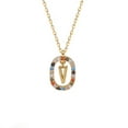 thumbnail image 1 of mtvxesu Colliers Pendentifs Design Lettre Collier Mode Pendentif de Luxe, 1 of 1
