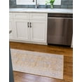 thumbnail image 3 of Unique Loom Timeless Collection Area Rug - Thaddeus (2' x 6' Runner Yellow/Gray), 3 of 10
