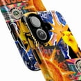 thumbnail image 2 of Abstract Mixed Media Art Phone Case with Surreal Sun, Cat Portrait, and Bold Text Escape Reality, Vibrant Colorful Protective Cover for iPhone 16 15 14 13 12 11 Pro Max Mini, 2 of 6