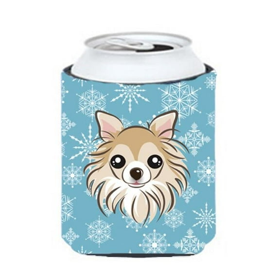 Snowflake Chihuahua Can & Bottle Hugger