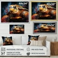 thumbnail image 4 of Designart "Vibrant Turtle In Pop Art" Animals Turtle Floater Framed Wall Decor, 4 of 5