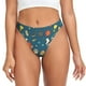 thumbnail image 1 of Balery Sports Ball Tangas de Algodón para Mujer con Estampado – Ropa Interior Sexy, Transpirable, G-string-Medium, 1 of 6