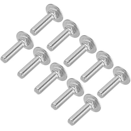 

Carriage Bolts Neck Carriage Bolt Round Head Square Neck 304 Stainless Steel M6x25mm 20 pcs