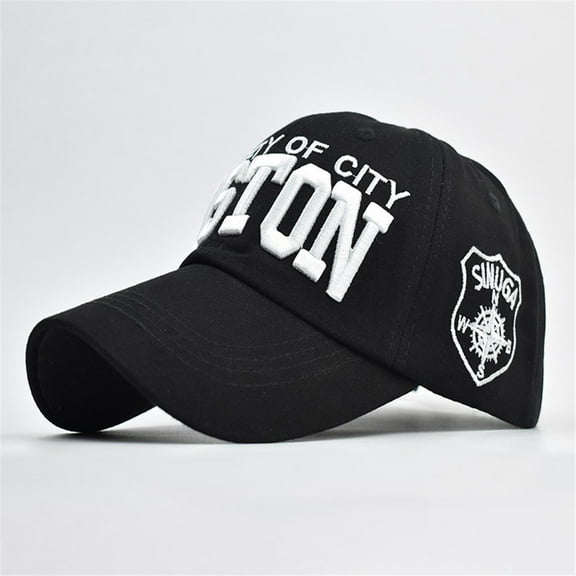 Tejiojio Fall Clearance Women Men Adjustable Hats Distressed Denim Letter Embroidered Baseball Cap Topee