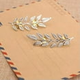 thumbnail image 6 of K-KED 1 Pair Tree Leaf Brooches Pins Jean Shirts Suits Lapel Pin Retro Bro:yq-Gold, 6 of 7