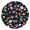 花, variant on Floral Daisy Pattern Round Tablecloth with Elastic Edge, Easy Care Table Cover for Kitchen or Dining, Fits 44-52" Tables