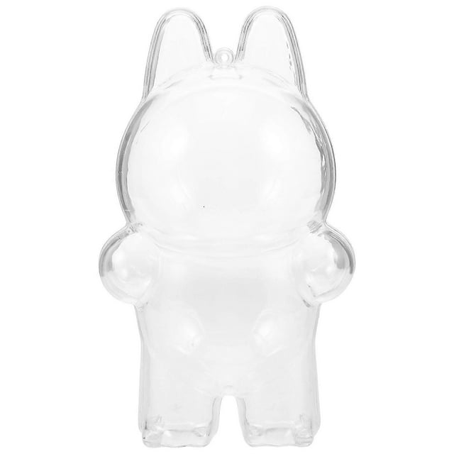 Acrylic Doll Display Case Transparent Protective Cover for Figures Clear Display Box for Collectibles for Home Decor and Storage