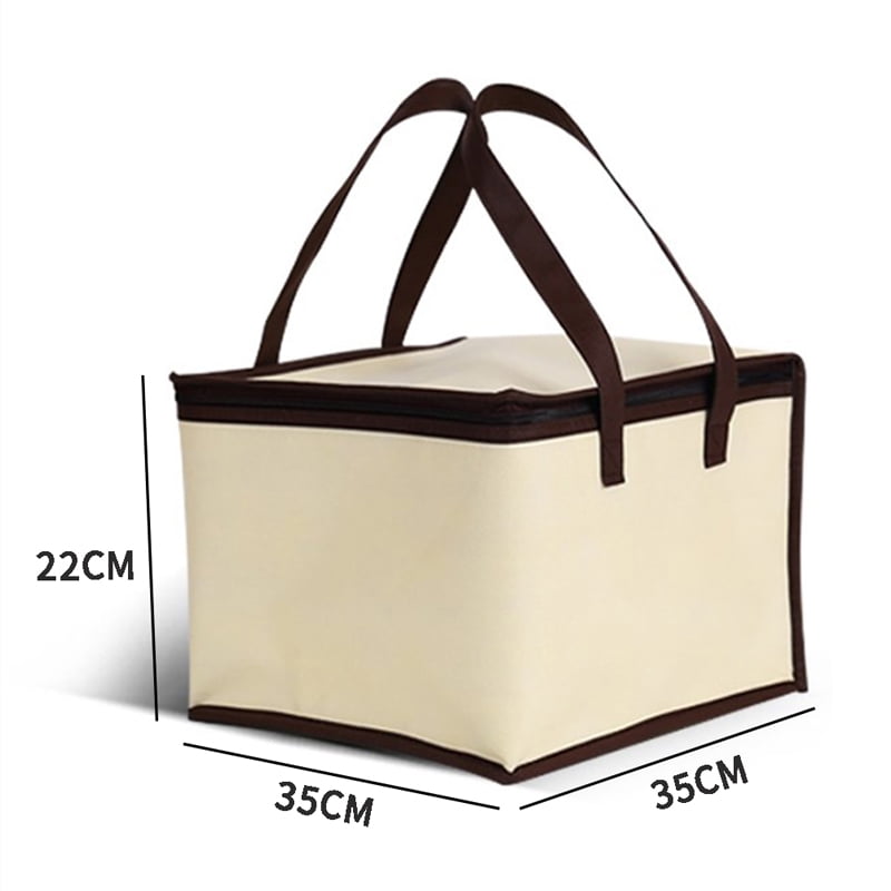 35X35X22cm Delivery Bag Food Take Away Deliveries Warm Insulated Pizza Box Bags 