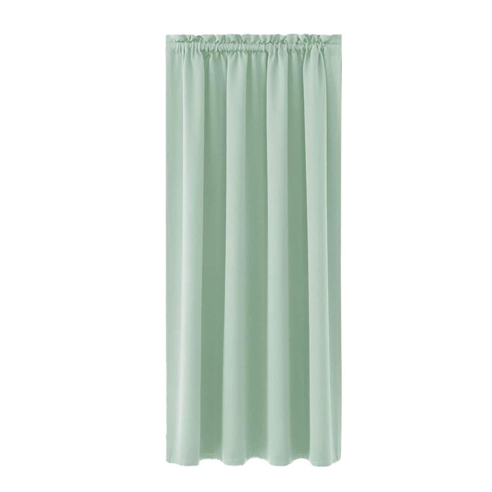 ZhyrZng Blackout Curtains 63 Inch Length, Energy Saving & Noise Reducing Bedroom Curtains, Rod Pocket Room Darkening Drapes for Bedroom Living Room,Set of 2 Curtain Panels(Green)