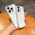 thumbnail image 6 of for iPhone 16 Pro Max Case with Smart Camera Control Button, Compatible with MagSafe, Military-Grade Protection, Resists Yellowing and Scratches, Magnetic Phone Case for iPhone 16 Pro Max, Clear, 6 of 7