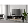 thumbnail image 3 of Riga Tv Stand Wooden Black-Oak, 3 of 10