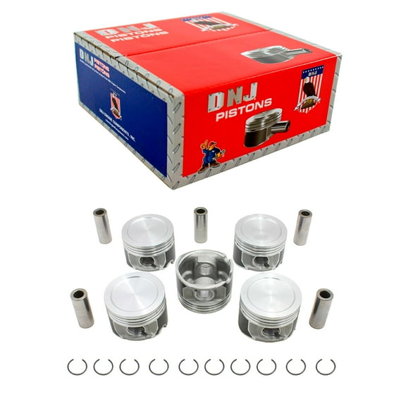 DNJ P4505 Pistons Set Fits Cars & Trucks 03-13 Volvo 2.4L-2.5L DOHC