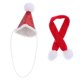 thumbnail image 4 of Sombrero Cuello Bufanda Conjunto Perro Gato Accesorios de Animales Pequeño Fácil de utilizar Elegante Yinane Sombrero de gato para perros domésticos de cachorro, 4 of 8